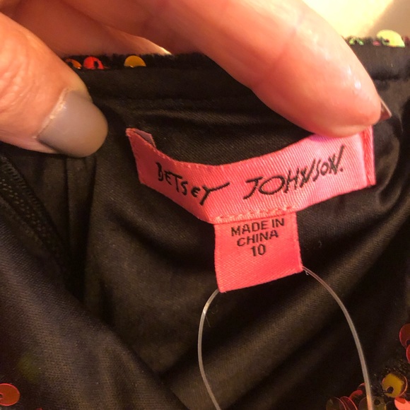 Betsey Johnson Sequin Cocktail Drezs - Picture 5 of 8